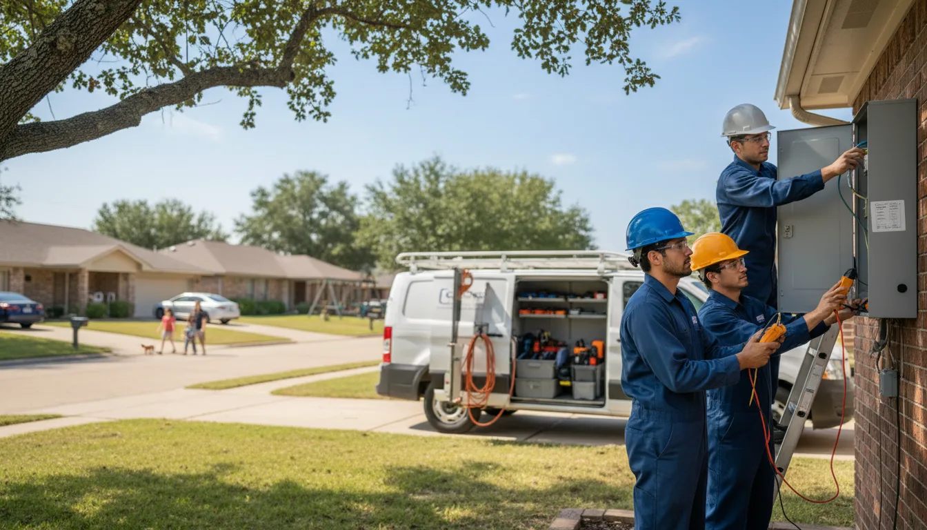 Certified electrician providing emergency electrical services in Palmyra, TN